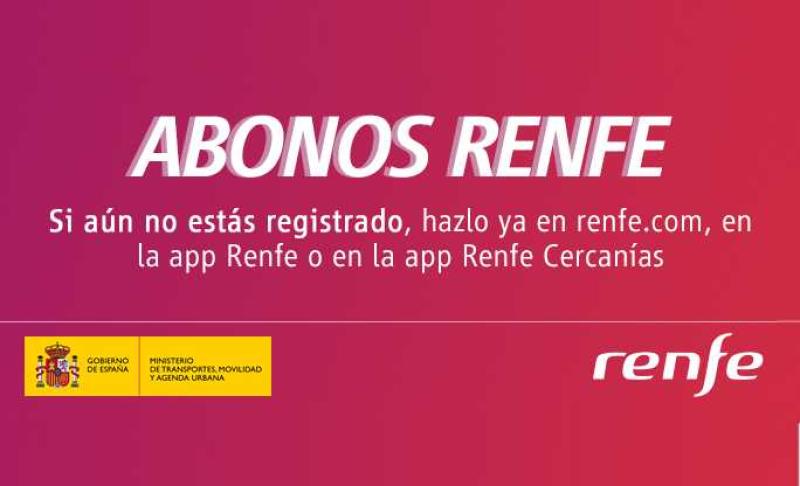 Renfe ha expedido más de 6.500 abonos gratuitos para Cercanías y Media Distancia en Cantabria