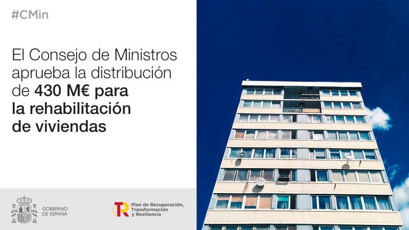 El Gobierno destina más de 18,1 millones de euros a Castilla-La Mancha para la rehabilitación de viviendas
